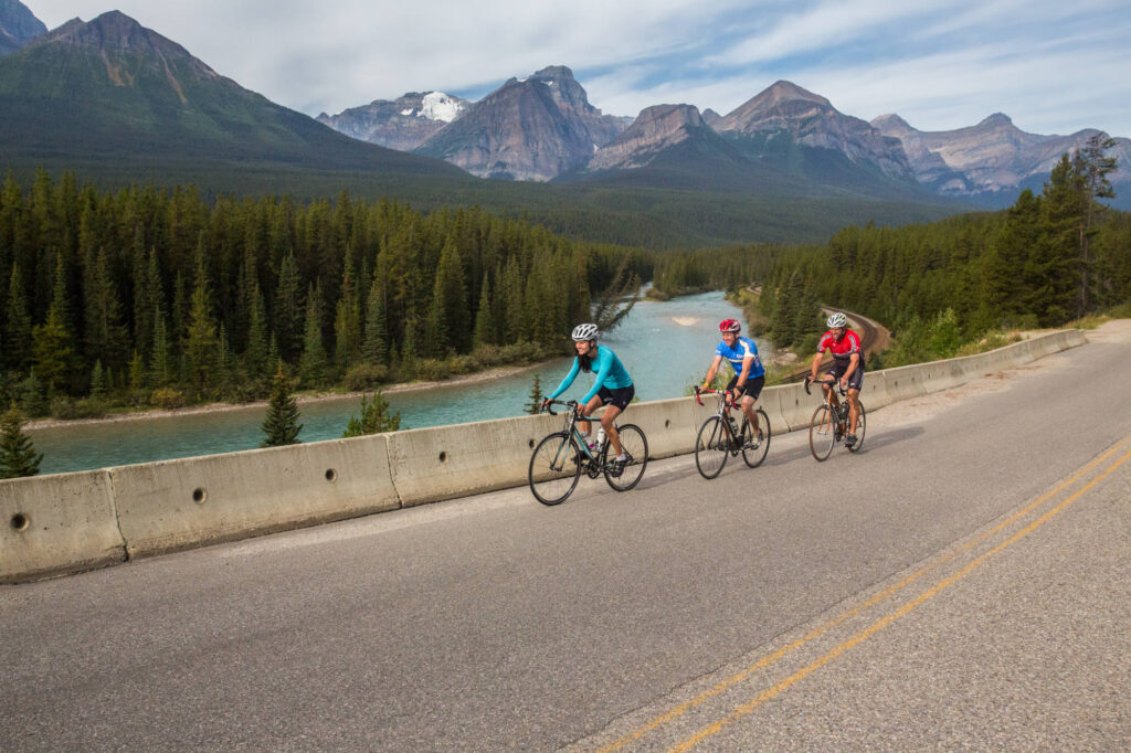 Biking in Banff